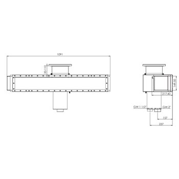 plan grand skimmer inox