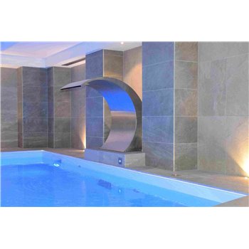 cascade de piscine en inox 500 moon base rectangulaire