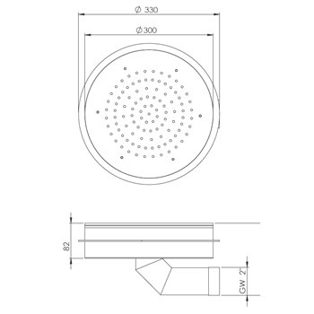 plan air geyser carrelage lateral