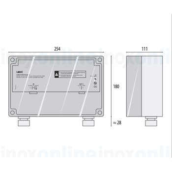 plan alimentation projecteur led piscine