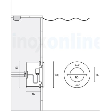 schéma éclairage led inox