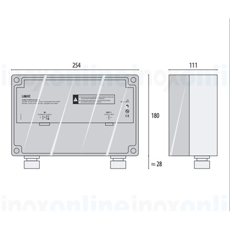 alimentation projecteur led piscine