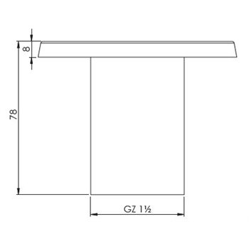 BUSE DE REFOULEMENT INOX PLATE 1½"