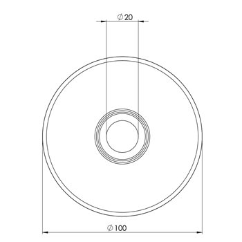 schéma buse de massage extra-plate monojet