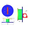 plan ancrage ligne de nage inox