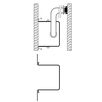 BOÎTIER D'ENCASTREMENT POUR PROJECTEUR LED LINEAIRE 502