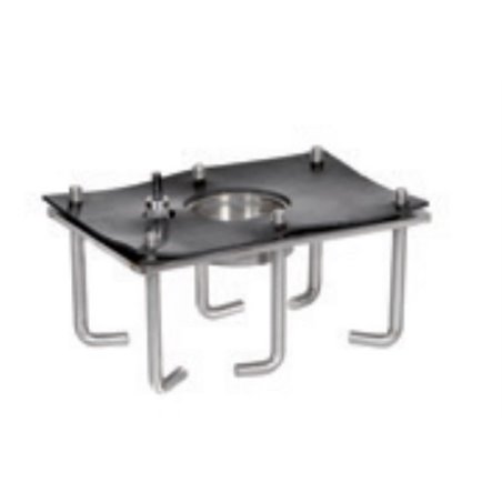 kit fixation douche inox