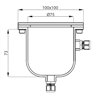 plan boîte de dérivation en inox ronde