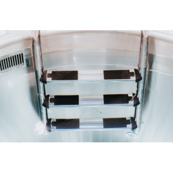 BAIN NORDIQUE/BAIN FROID INOX AVEC BANQUETTE