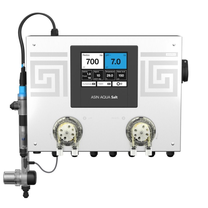 ASEKO - ASIN AQUA SALT EOX : ÉLECTROLYSEUR ET RÉGULATION PH