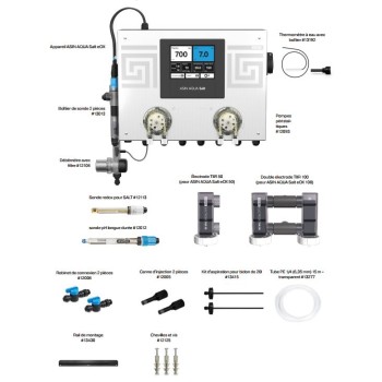 ASEKO - ASIN AQUA SALT EOX : ÉLECTROLYSEUR ET RÉGULATION PH