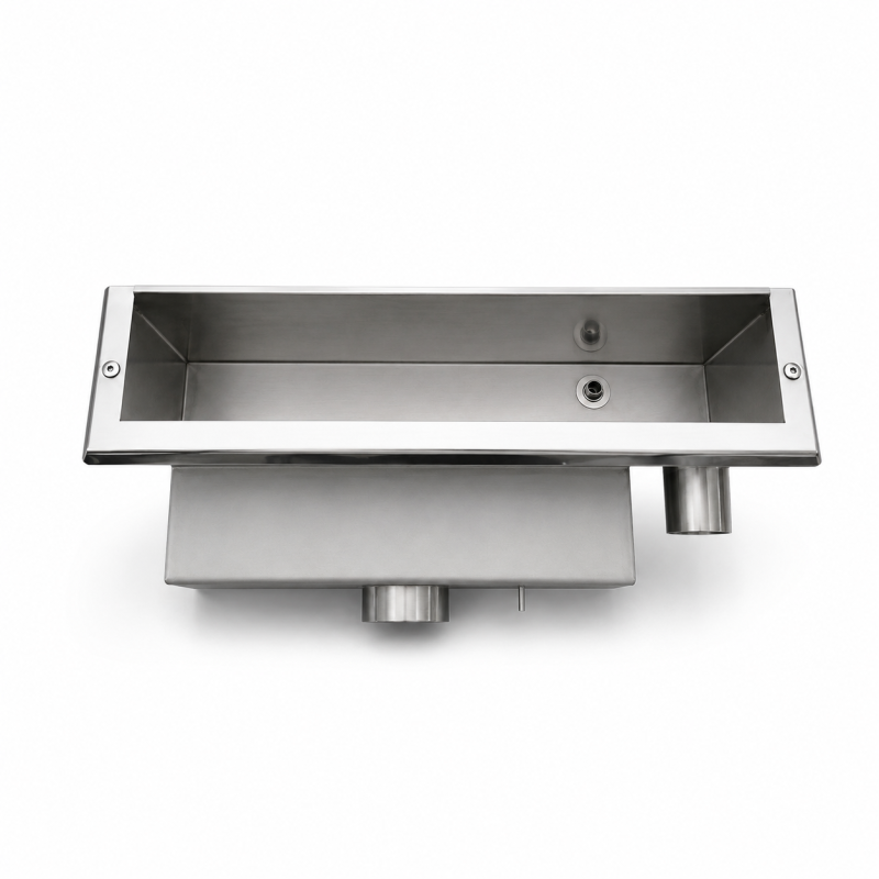 skimmer inox sous margelle