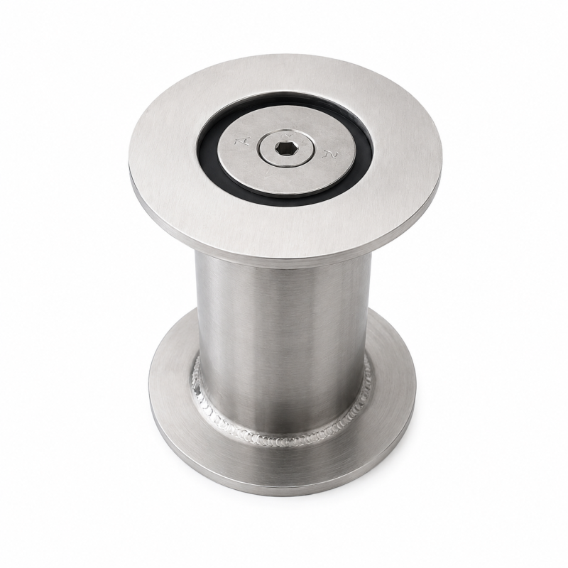 Gaine d'ancrage ronde inox