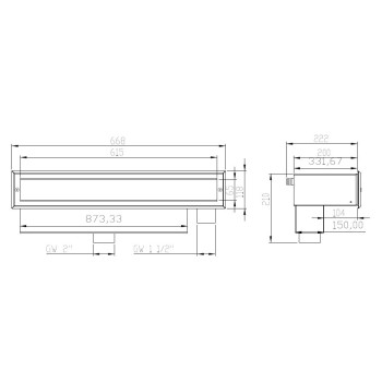 plan skimmer inox grand