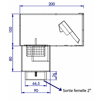 SKIMMER SLIM SOUS MARGELLE